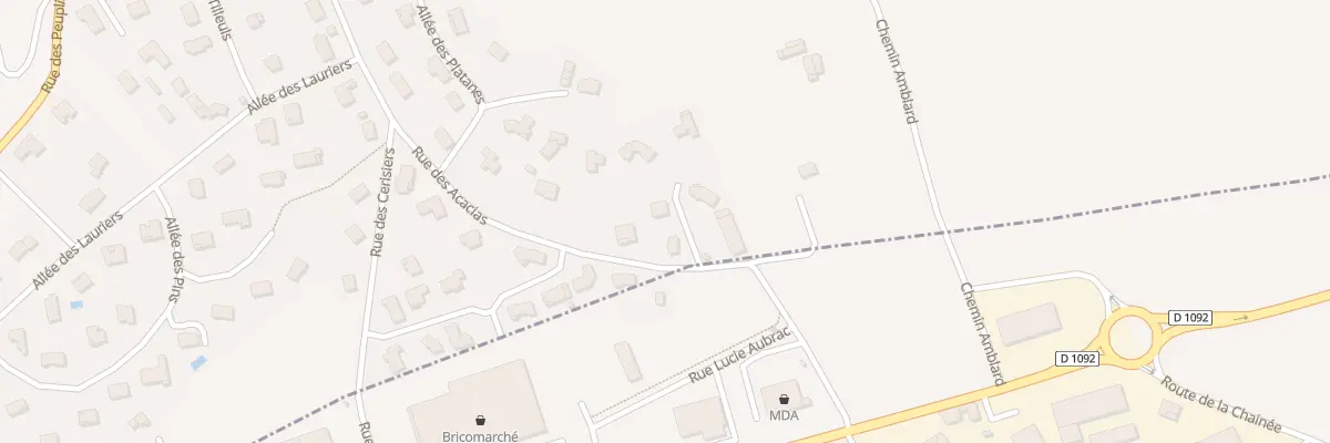 Plan du 3A Rue des Acacias à Saint-Vérand