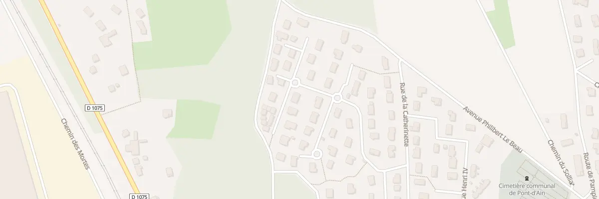 Plan du 13B Rue de la Catherinette à Pont-d’Ain