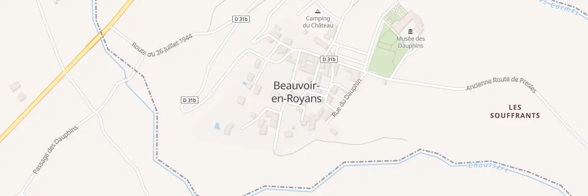Plan du 5035 Village de Beauvoir à Beauvoir-en-Royans