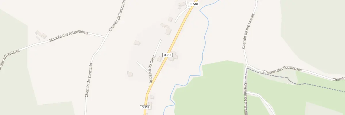 Plan du 1215 Rte de Saint Marcellin à Saint-Geoirs