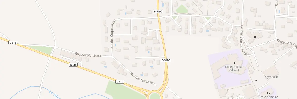 Plan du 4 Imp des Violettes à Saint-Étienne-de-Saint-Geoirs