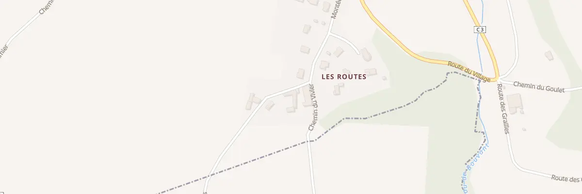 Plan du 255 Mte des Routes à Succieu