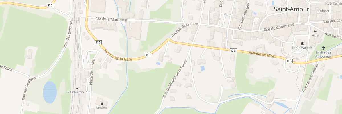 Plan du 6 Rue du Moulin de la Foule à Saint-Amour