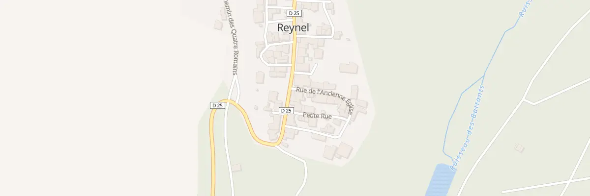 Plan du 11 Gr Grande Rue à Reynel