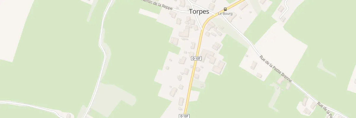 Plan du 6 Rte de Saint-germain du Bois à Torpes