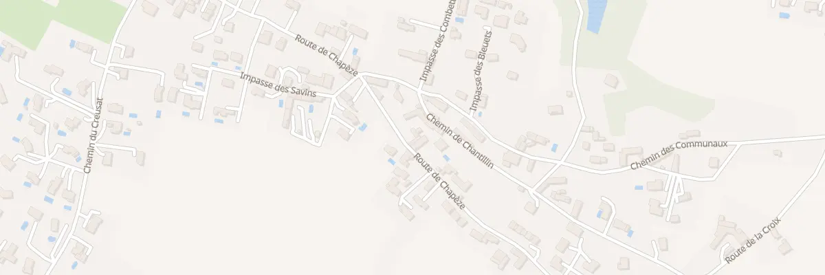 Plan du 1075 Rte de Chapèze à Saint-Savin