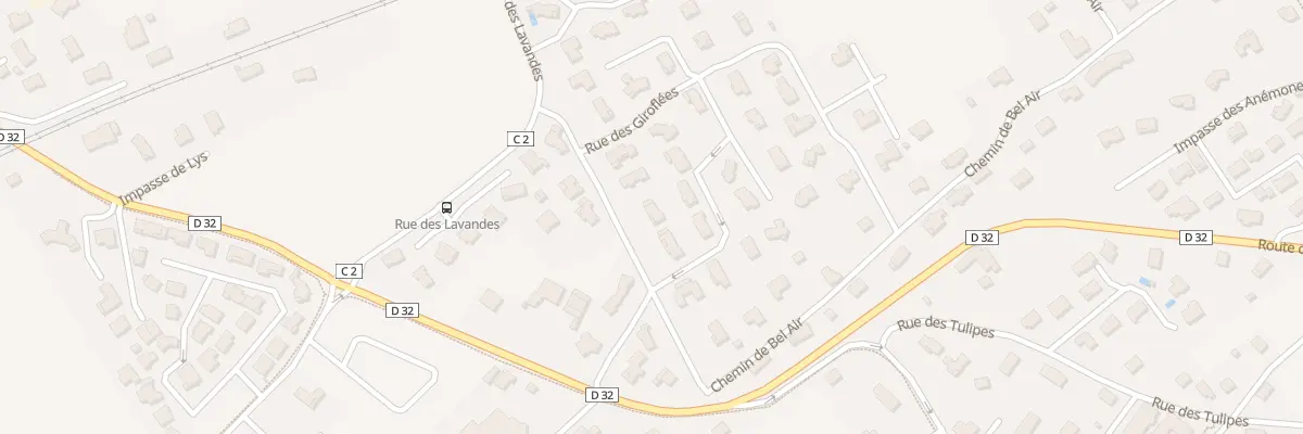 Plan du 8 Rue des Myosotis à Saint-Sauveur