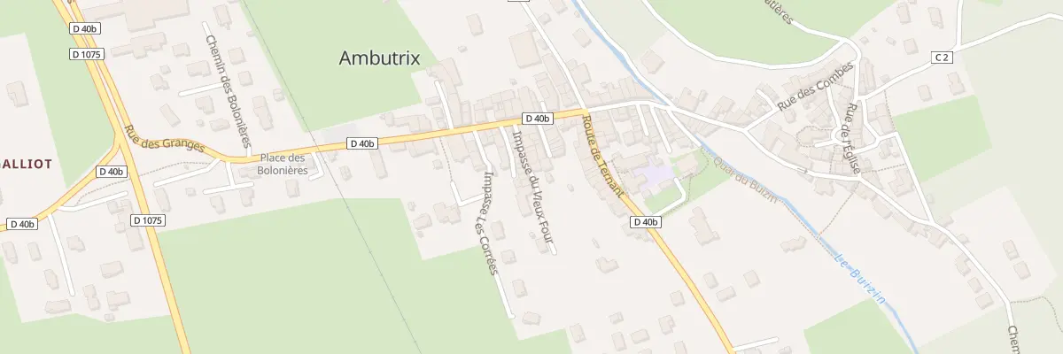 Plan du 12 Imp du Vieux Four à Ambutrix