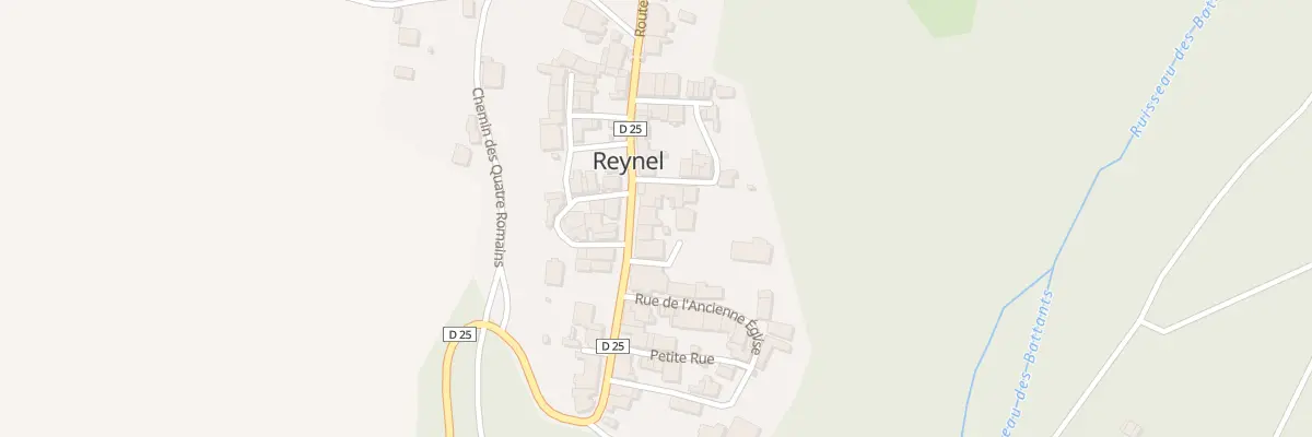 Plan du 19 Gr Grande Rue à Reynel