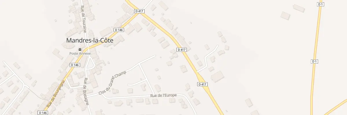Plan du 26 Rue de Provence à Mandres-la-Côte