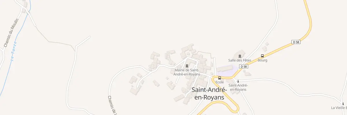 Plan du 140 Rue du Bourg à Saint-André-en-Royans