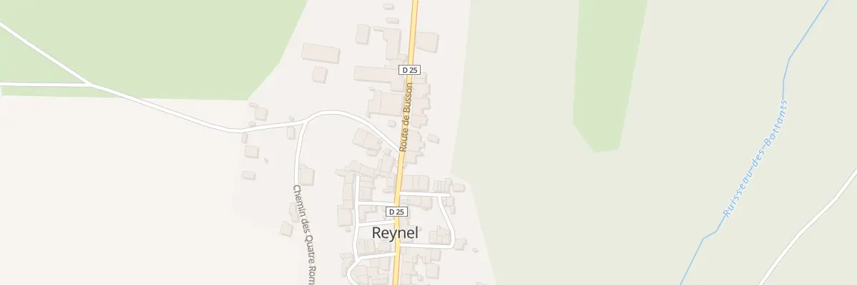 Plan du 5 Rte de Busson à Reynel