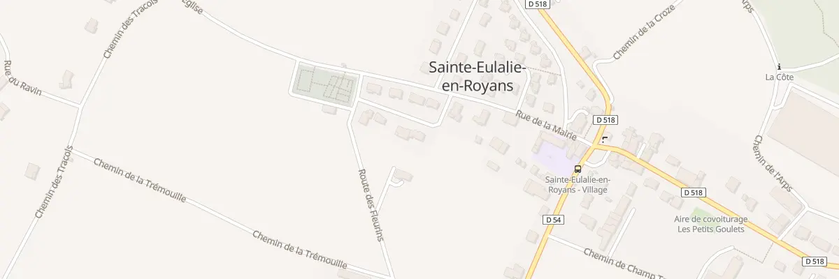 Plan du 8 Lot les Jardins du Royans à Sainte-Eulalie-en-Royans