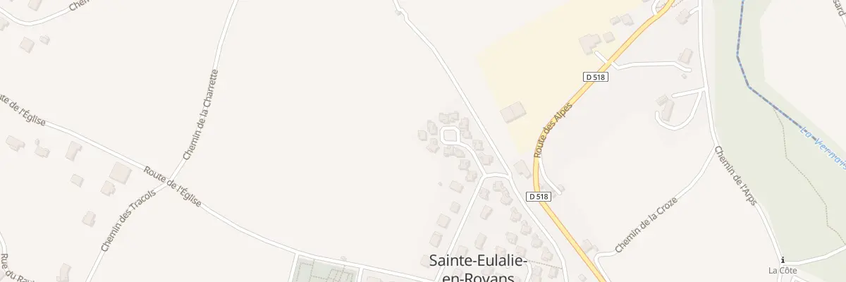 Plan du 205 Rue des Belletieres à Sainte-Eulalie-en-Royans