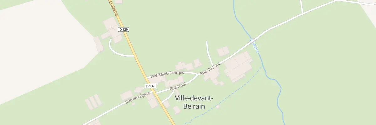 Plan du 2 Rue Saint Georges à Ville-devant-Belrain