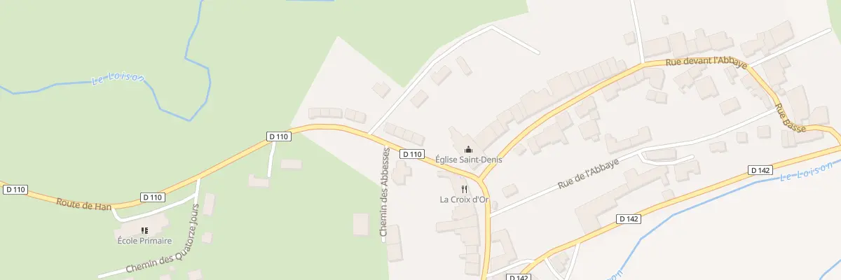Plan du 2 Rte de Han à Juvigny-sur-Loison