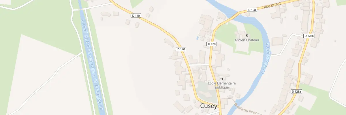 Plan du 3 Rue du Pont d’Archon à Cusey
