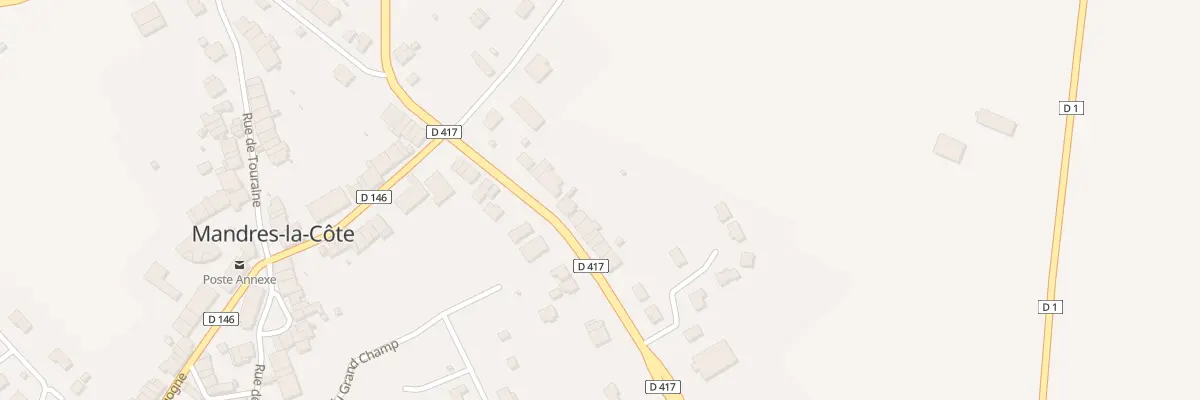Plan du 13 Rue de Provence à Mandres-la-Côte