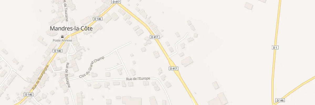 Plan du 28 Rue de Provence à Mandres-la-Côte