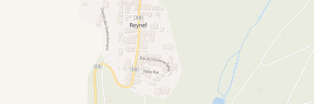 Plan du 6 Rue de l’Ancienne Eglise à Reynel