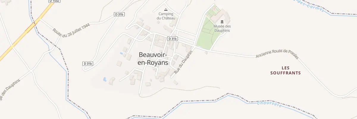 Plan du 5022 Village de Beauvoir à Beauvoir-en-Royans