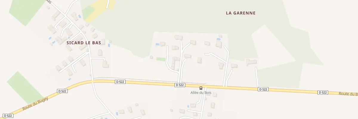 Plan du 45 All de la Garenne à Salagnon