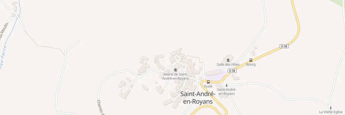 Plan du 110 Rue du Bourg à Saint-André-en-Royans