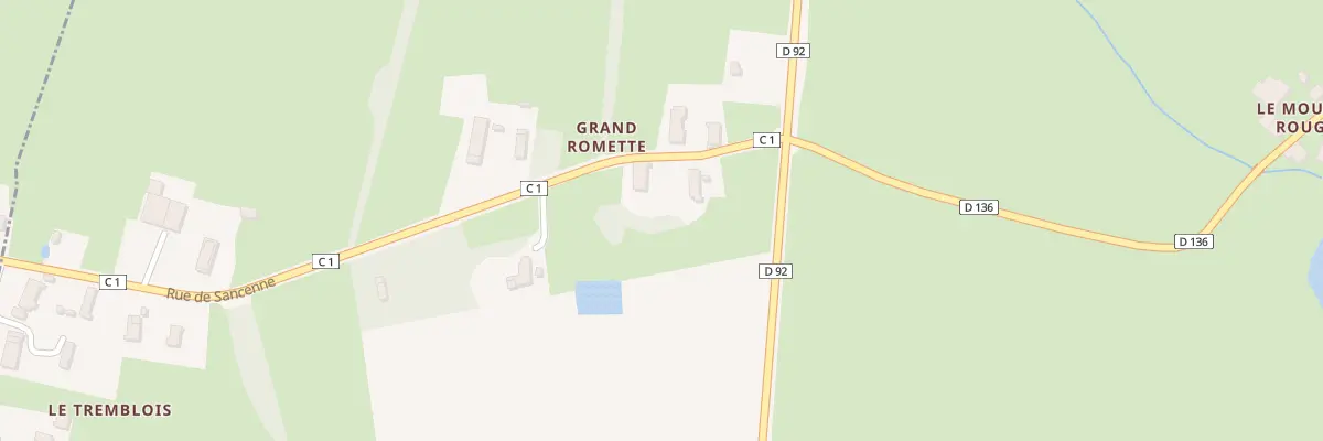 Plan du 71 Rue de Sancenne à Chapelle-Voland