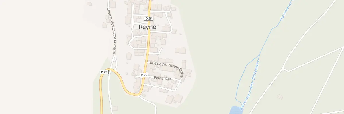 Plan du 8 Rue de l’Ancienne Eglise à Reynel