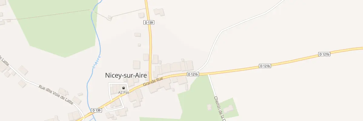 Plan du 25 Gr Grande Rue à Nicey-sur-Aire