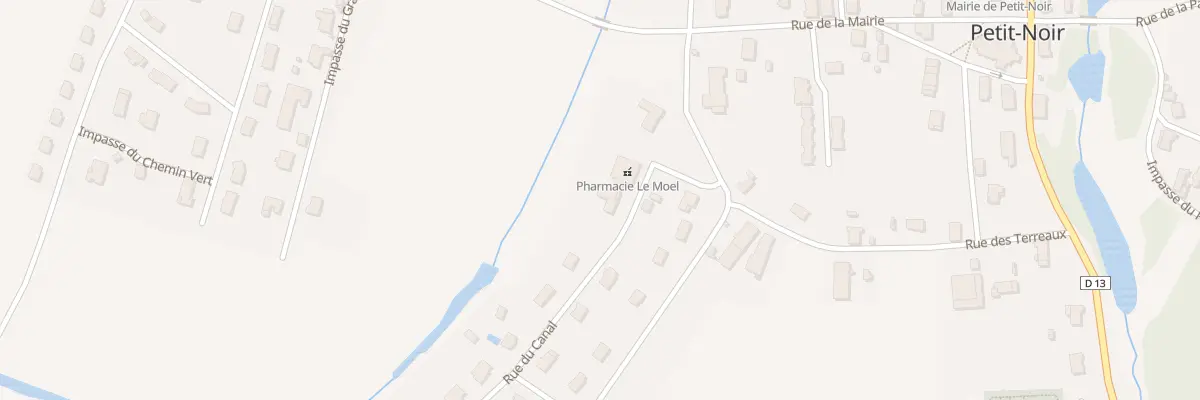 Plan du 2 Rue du Canal à Petit-Noir