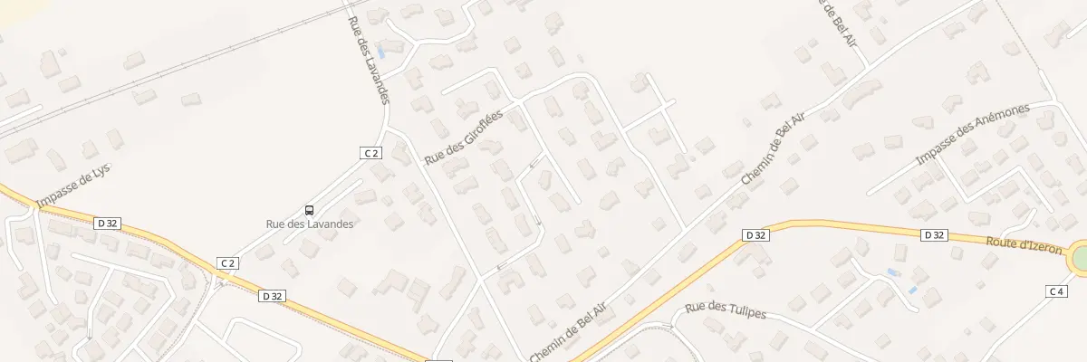 Plan du 1 Imp des Crocus à Saint-Sauveur