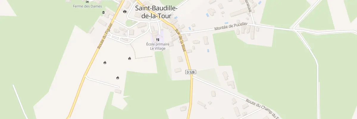 Plan du 27 Rue de la Bise à Saint-Baudille-de-la-Tour