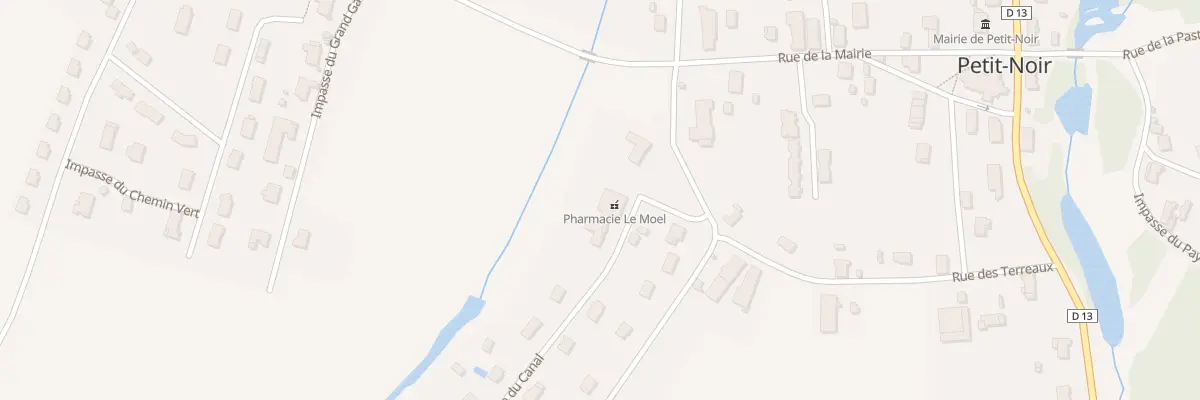 Plan du 4 Rue du Canal à Petit-Noir