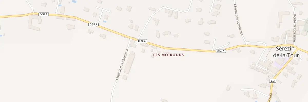 Plan du 5122 Les Moirouds à Sérézin-de-la-Tour