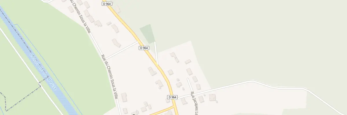 Plan du 6 Rue de la Departementale N/964 à Samogneux