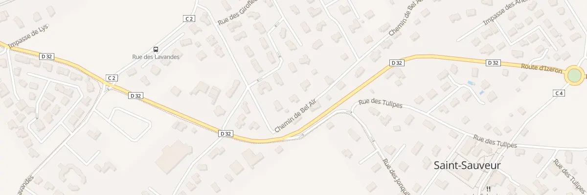 Plan du 1 Che de Bel Air à Saint-Sauveur