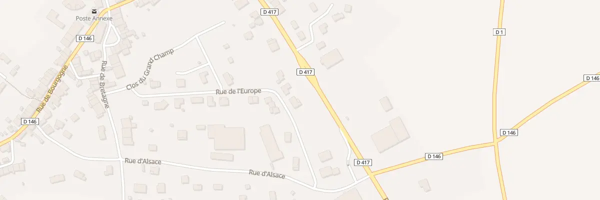 Plan du 8 Rue de l’Europe à Mandres-la-Côte