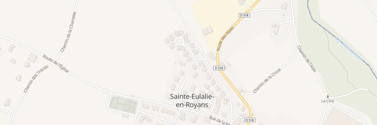 Plan du 135 Rue des Belletieres à Sainte-Eulalie-en-Royans