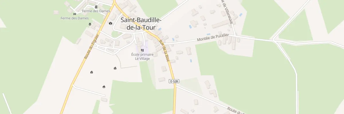 Plan du 23 Rue de la Bise à Saint-Baudille-de-la-Tour