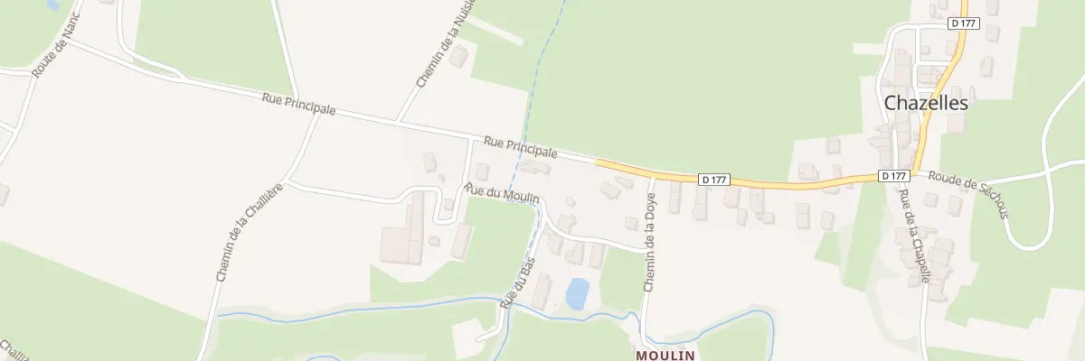 Plan du 95 Rue du Moulin aux Trois-Châteaux