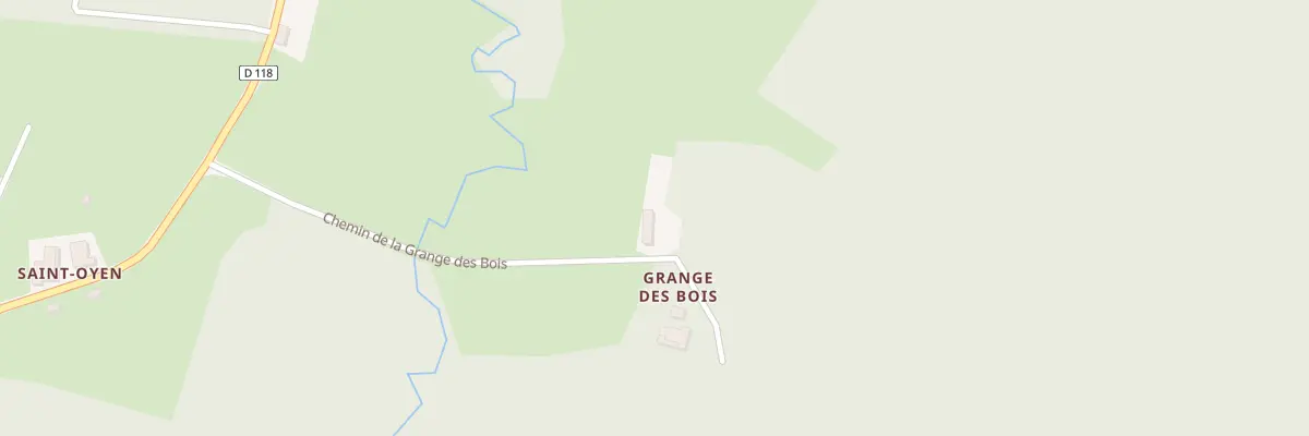 Plan du 241 Che de la Grange des Bois à Courmangoux