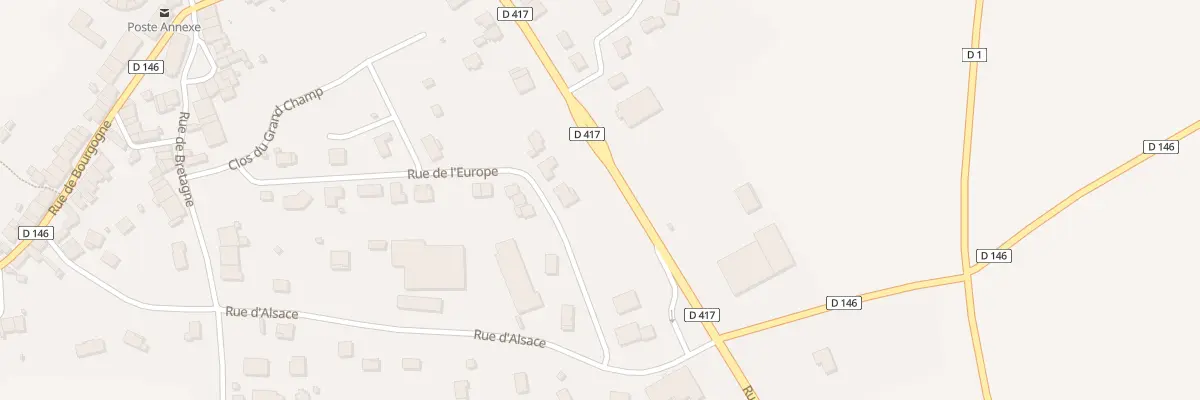 Plan du 6 Rue de l’Europe à Mandres-la-Côte