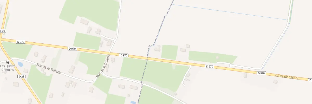 Plan du 2254 Rte de Chalon au Tartre