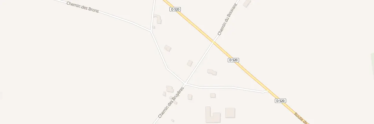 Plan du 1055 Chem des Bruyeres à Châteauvilain