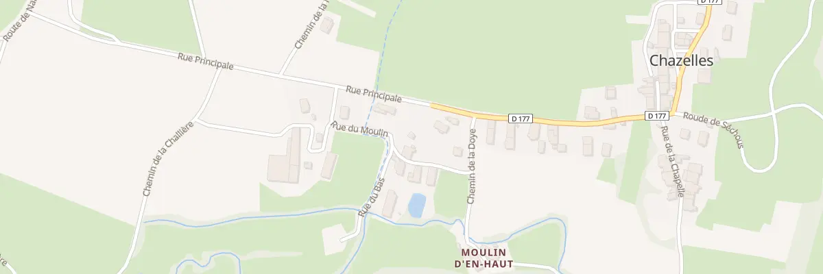Plan du 122 Rue du Moulin aux Trois-Châteaux