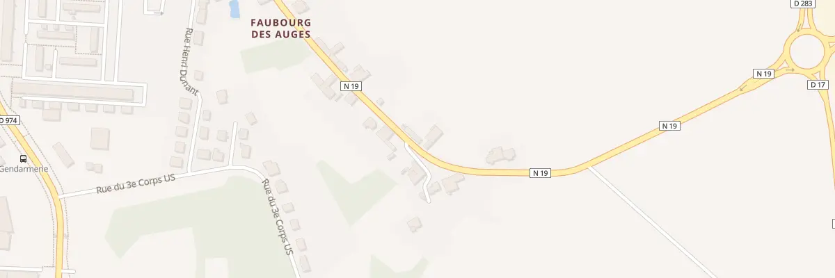 Plan du 815 Rue des Auges à Langres