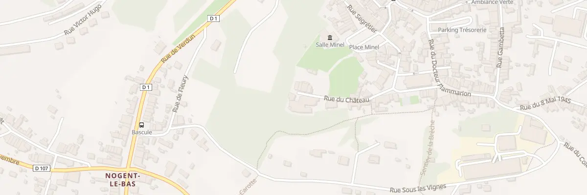 Plan du 33 Rue du Chateau à Meures
