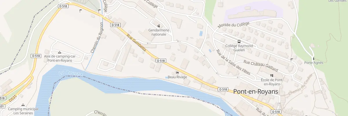 Plan du 22 Rue Gambetta à Pont-en-Royans