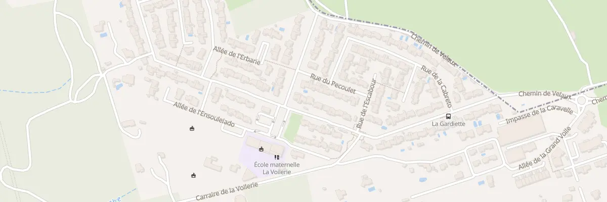 Plan du 36 Av de la Gardiette aux Pennes-Mirabeau